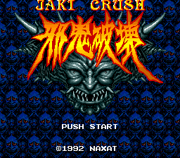 Jaki Crush Title Screen